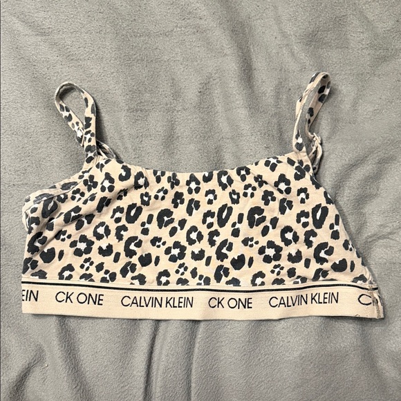 Calvin Klein Other - Calvin Klein Leopard Print Bralette